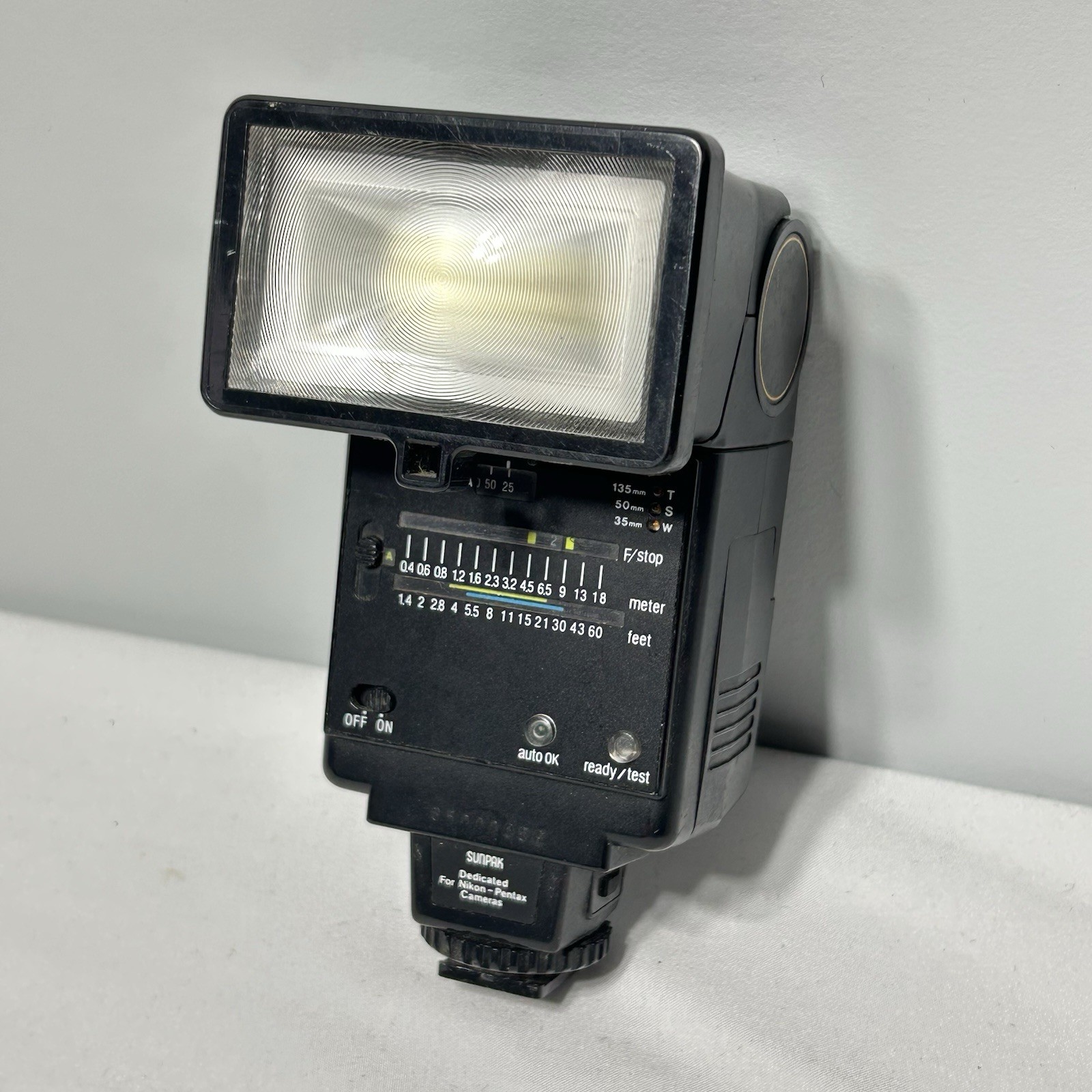 Sunpak Auto Zoom 344 D Dedicated for Nikon Pentax AF camera