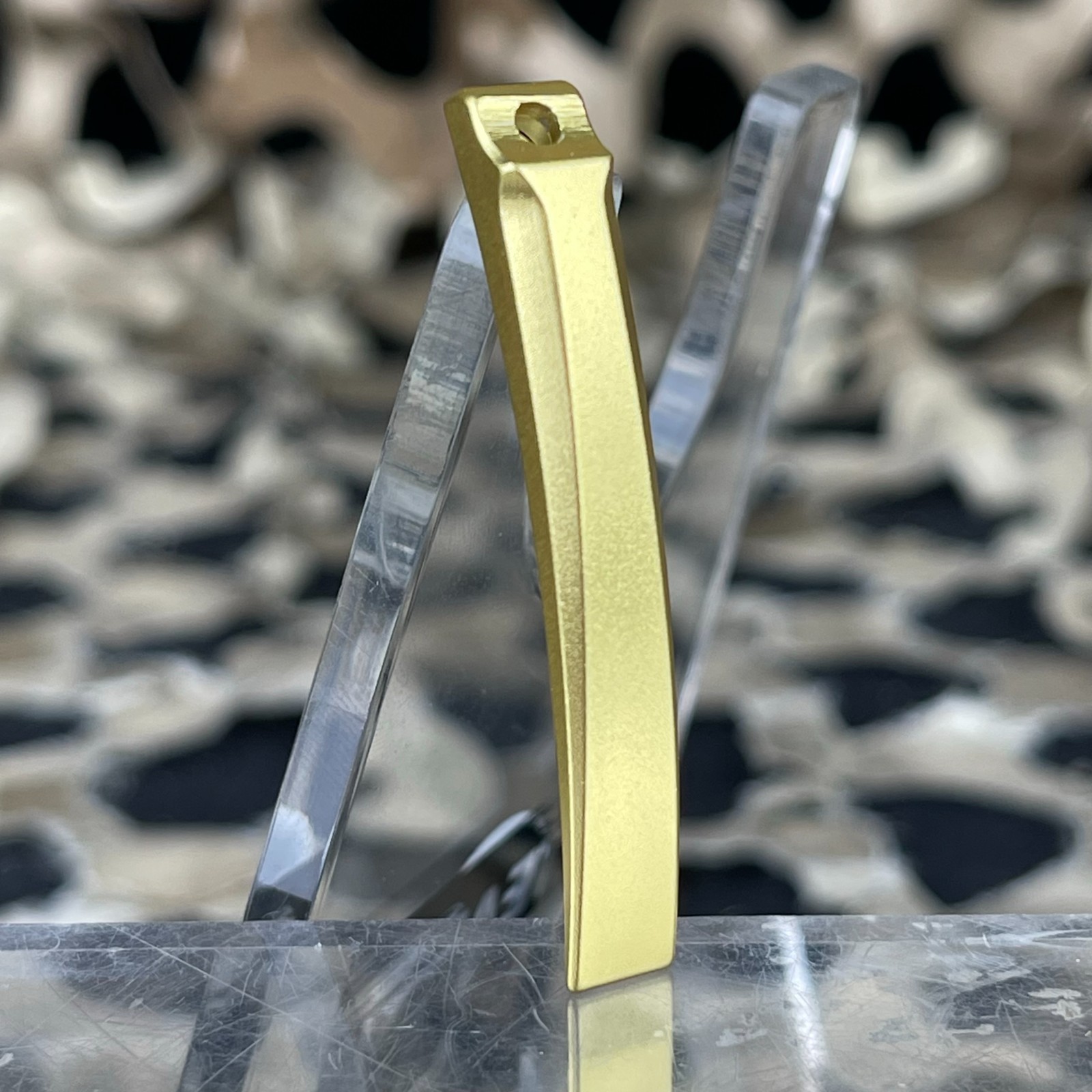 NEW Dye Switchblade Trigger Blade - Rake - Gold