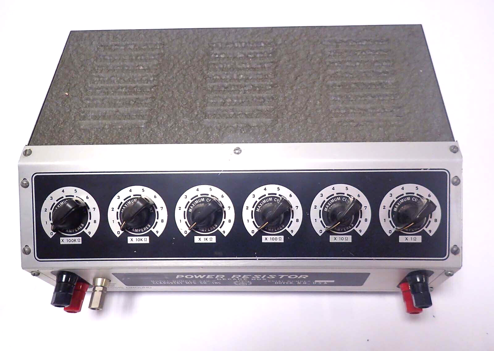 CLAROSTAT 240-C POWER RESISTOR DECADE BOX TESTED & WORKING