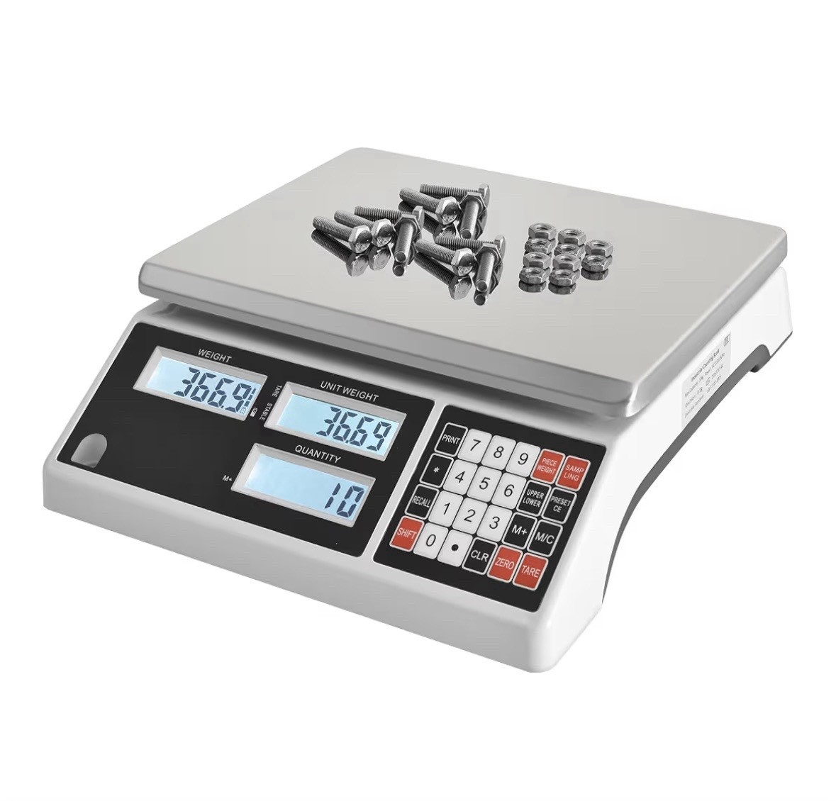 Digital Counting Scale For Coins, jewelry, Hardware 10kg, 0.1g RS232 NEW SEALED