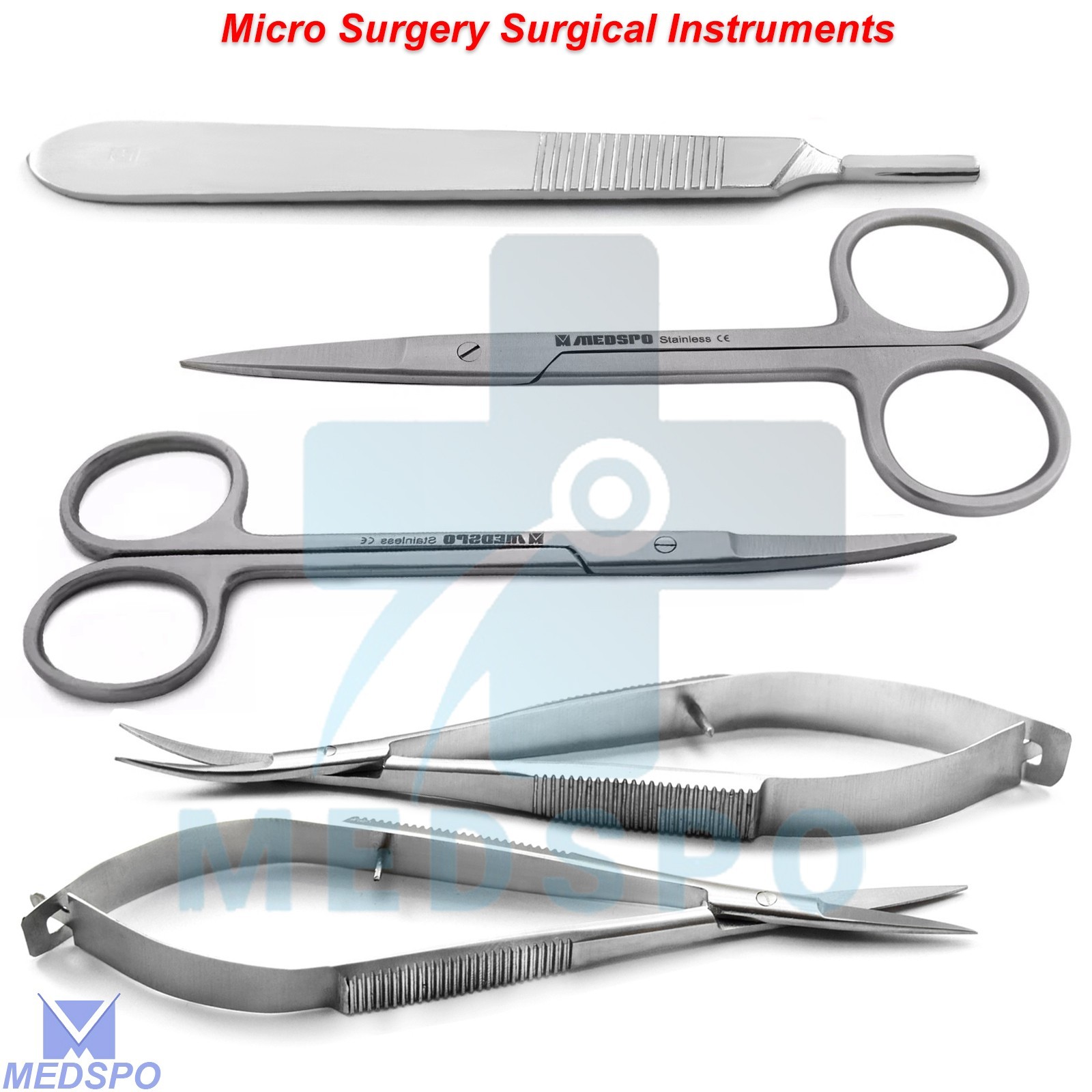 Iris Scissors Straight & Curved Micro Surgery Noyes Surgical Dental Instruments