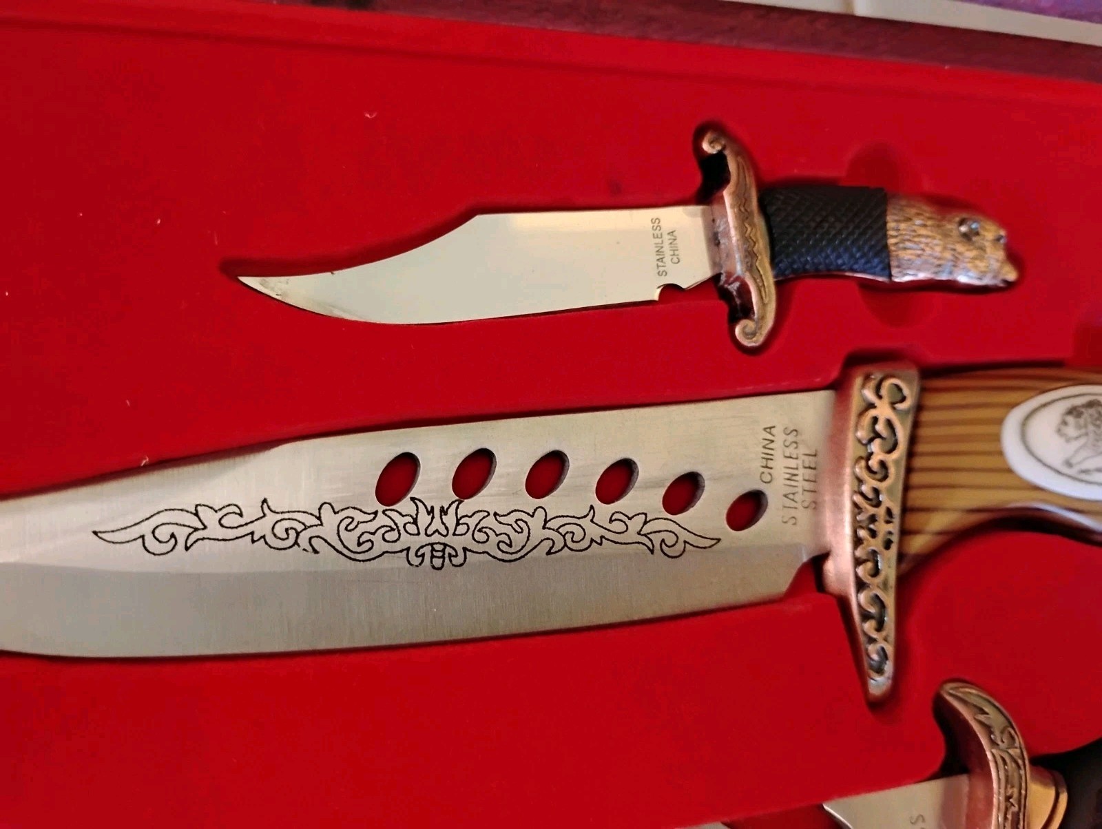 Vintage James Dean 3 Piece Stainless Steel Knife Set