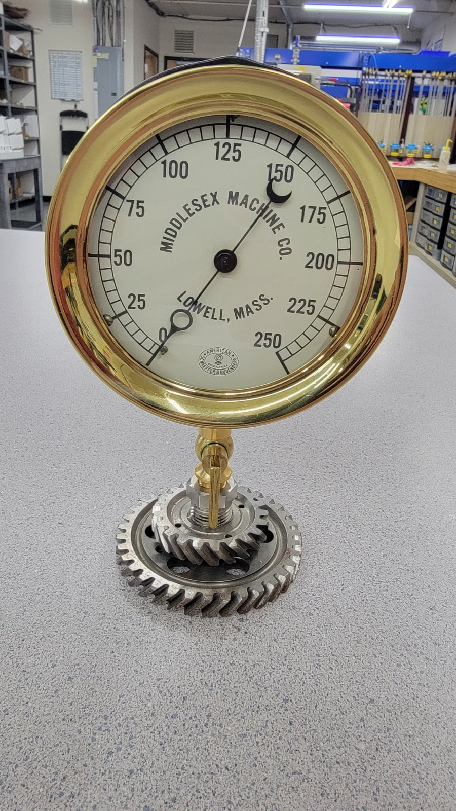 Antique Steam Pressure Gauge