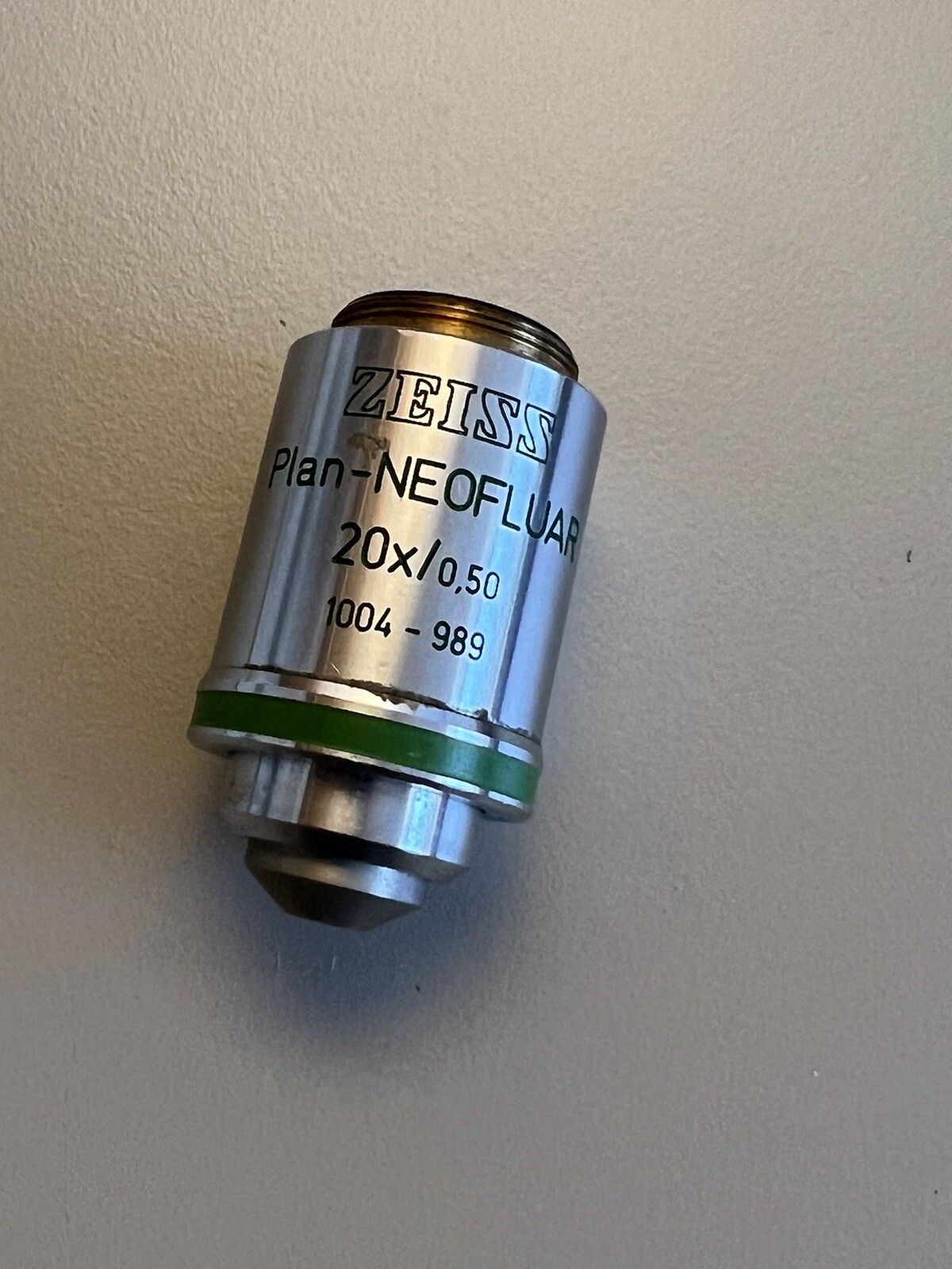 Zeiss Microscope Objective Plan Neofluar 20x Ph2 1004-989 ∞/0.17 Phase Contrast