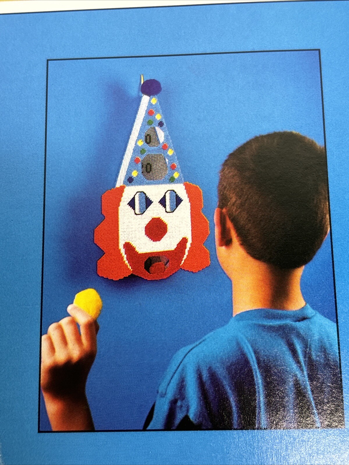 Clown Toss Game Annie's Attic Plastic Canvas Pattern Page