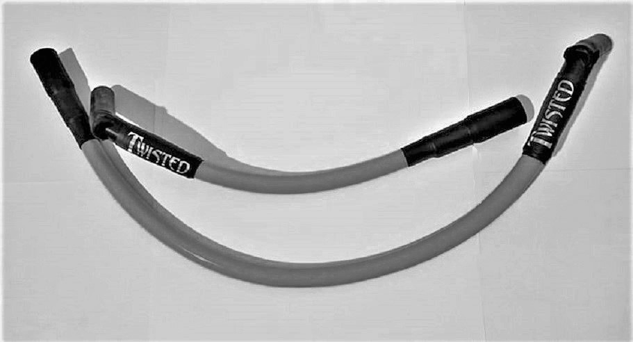 TWISTED 12mm SPARK PLUG WIRES HARLEY SPORTSTER 883 1200 IRON NIGHTSTER 04-18
