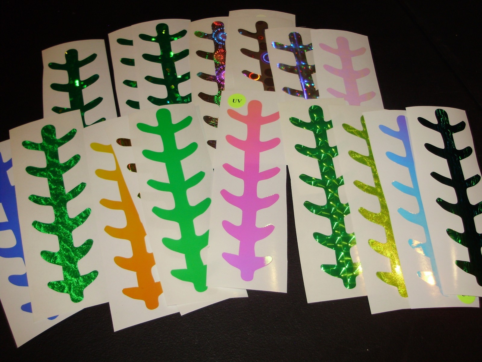 8" Ladderback Die Cuts 4 Pack Assorted Patterns/Colors Available