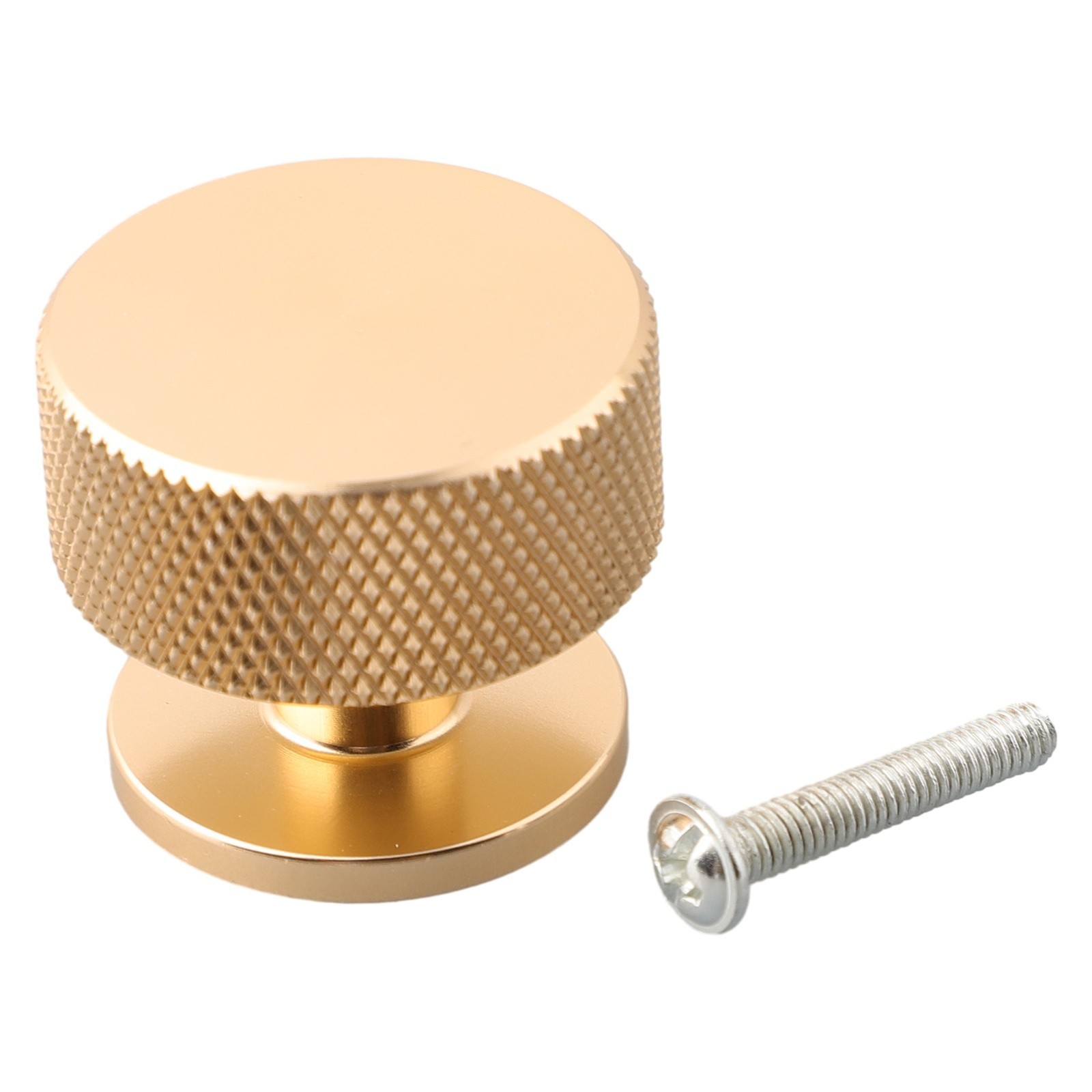 Sleek and Minimalist Matt Black Aluminum Cabinet Knob for Kitchen Cupboard