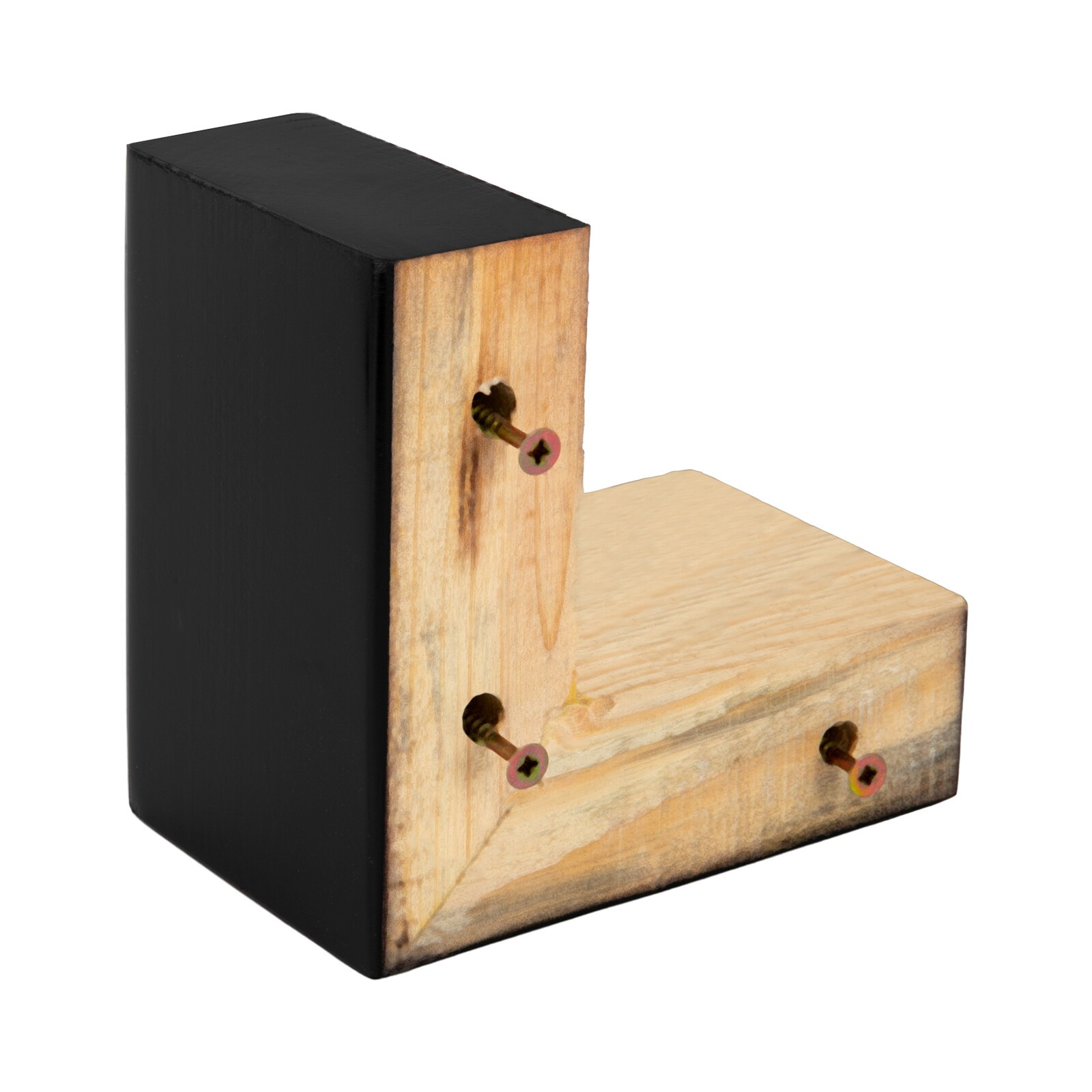 4PC 5.9*5.9''Wood Furniture Legs Wooden L shape For Furniture Coffee Table feet
