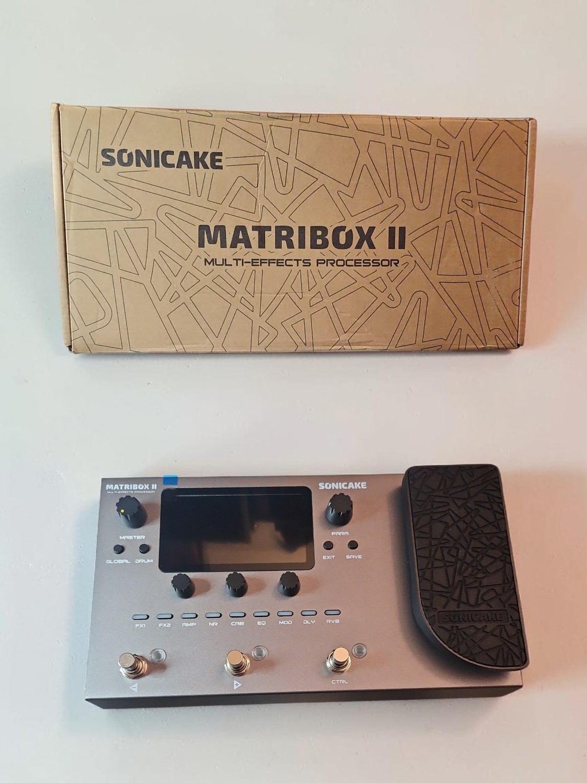 SONICAKE Matribox II Guitar Bass Amp IR Cabinets Expression Effect Pedal FX Loop