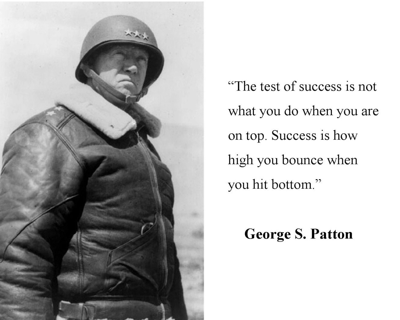 General George S. Patton  Allied World War 2 WWII Quote 8 x10 Photo Picture