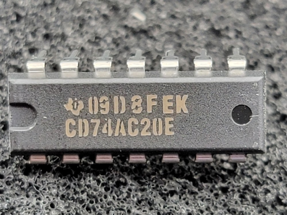 New (49pcs) CD74AC20E TEXAS INSTRUMENTS IC Logic