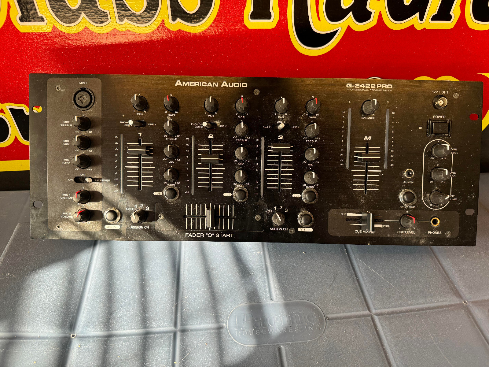 AMERICAN AUDIO Q-2422 MKII DJ MIXER PREAMP