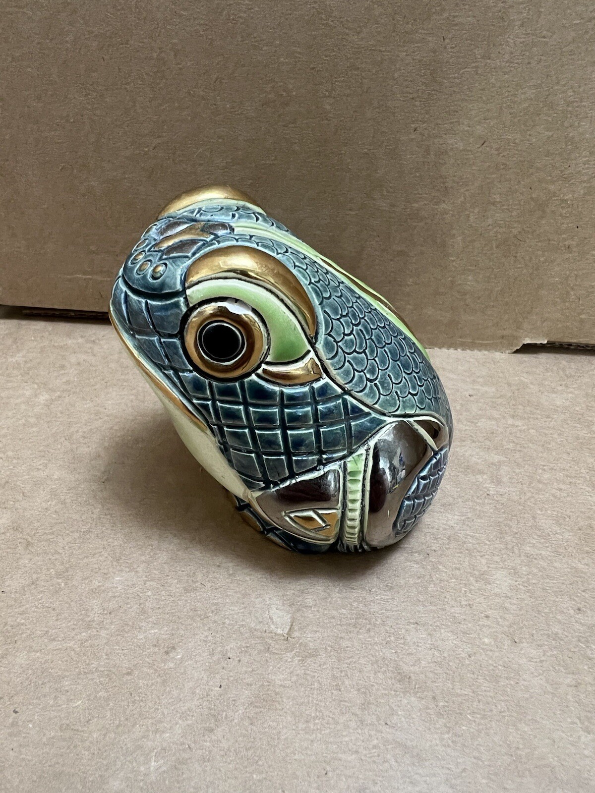Rinconada Silver 2000 Anniversary Toad 731 Figurine piece RARE: Minor Chips