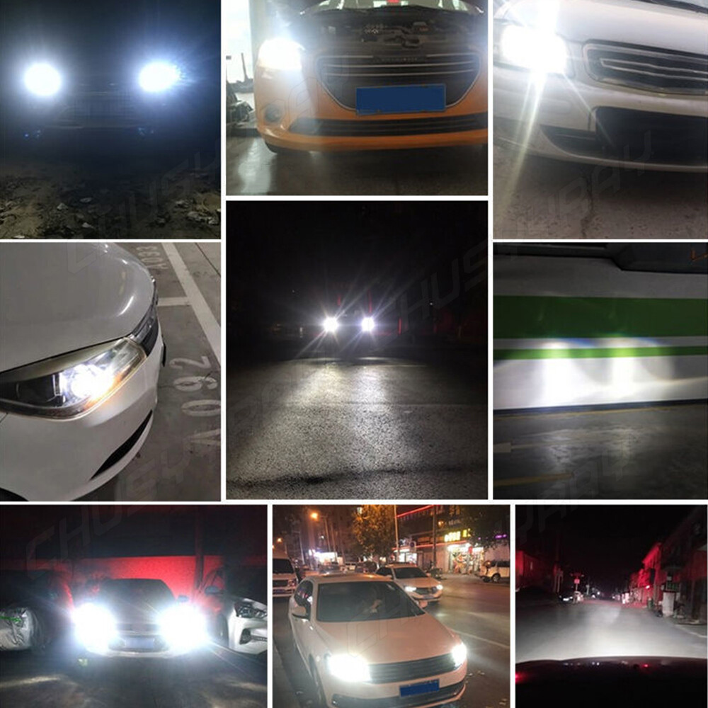 9012 LED Headlight Conversion Kit High/Low Beam Bulbs Super White Light USA Ship