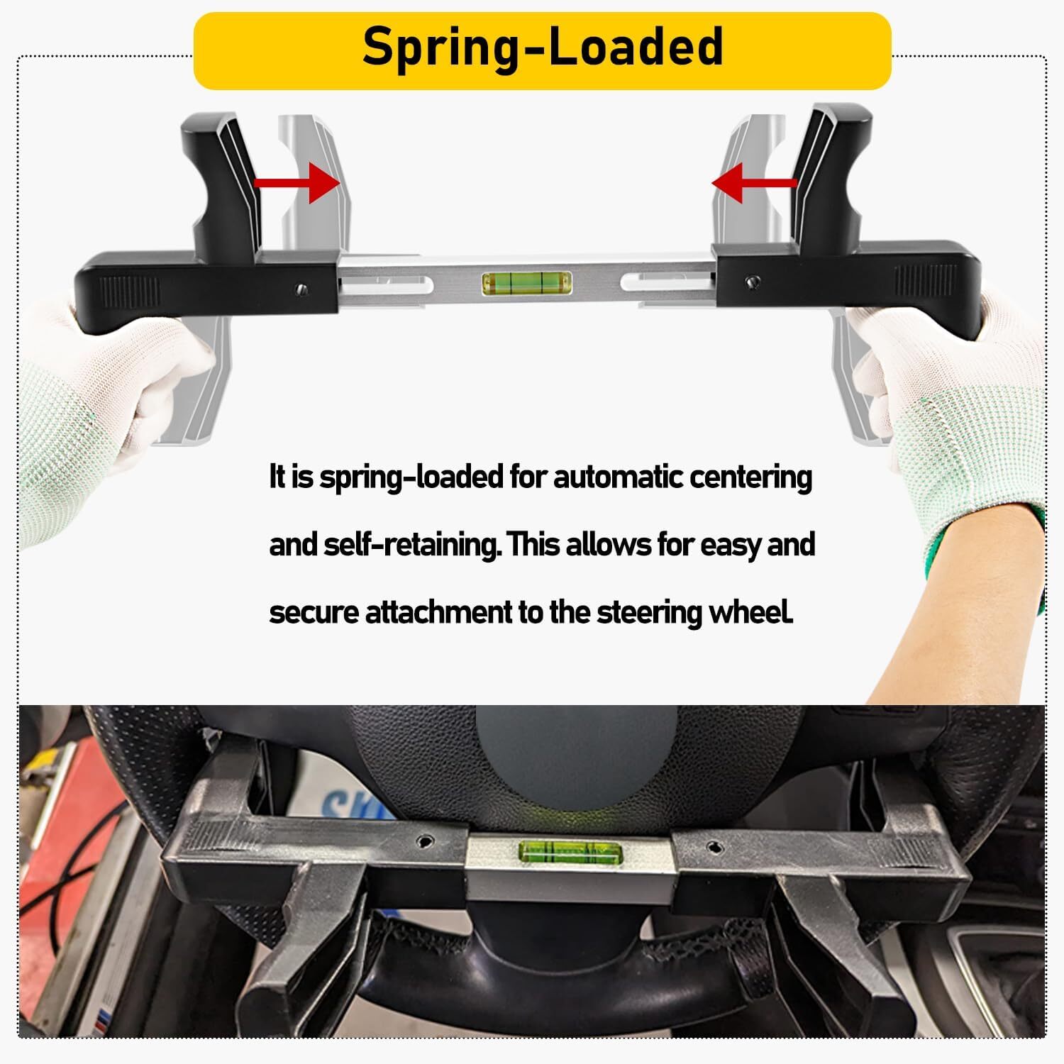 ATD-3100 Steering Wheel Level Alignment Tool for Spring-Loaded Steering Wheel