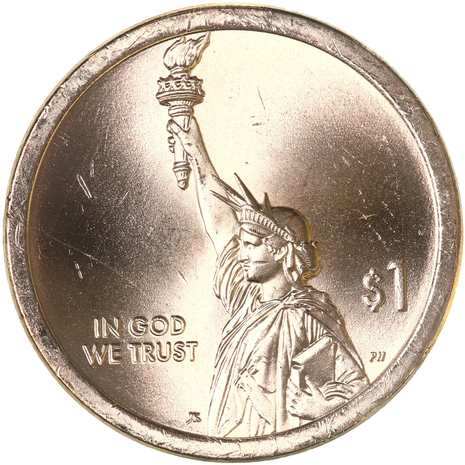 2018 P American Innovation Signed First Patent Dollar BU