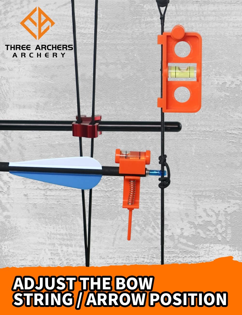 Archery Bow Tuning and Mounting String Level Combo Kit for Compound Bows