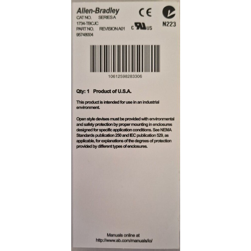 ALLEN BRADLEY 1734-TBCJC BRAND NEW IN BOX US Free Tax