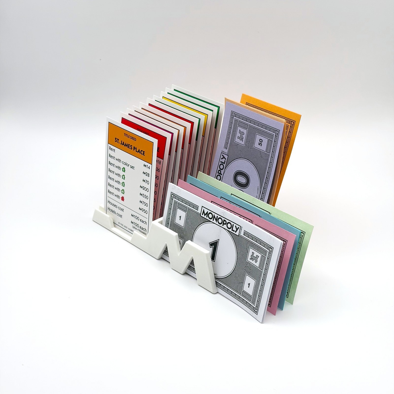Monopoly Player Organizer Money Card Tray