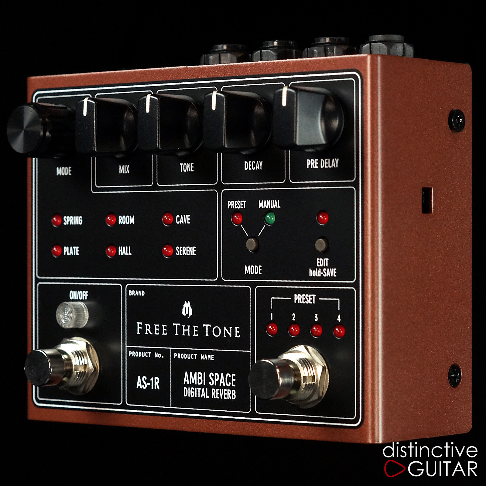 BRAND NEW FREE THE TONE AS-1R AMBI SPACE REVERB EFFECTS PEDAL