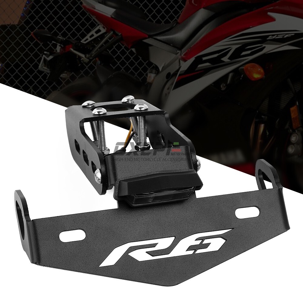 For Yamaha R6 YZFR6 YZF-R6 2006-2016 Motorcycle License Plate Holder Bracket