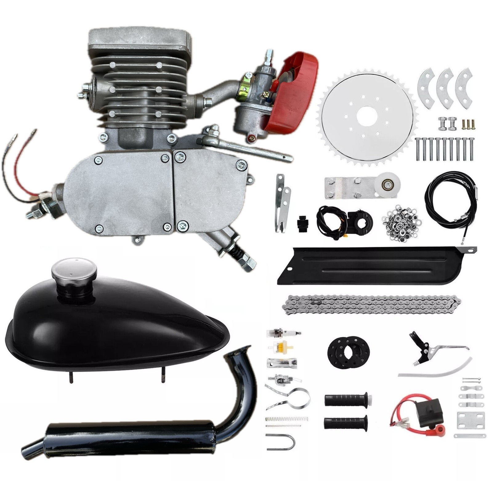 Dominator 85cc 52mm Motorized Bike Engine Kit -Compare to Avenger 85 YD85
