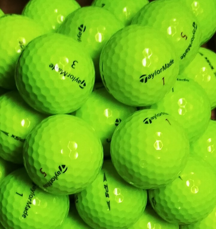 36 TaylorMade TP5 / TP5X 4A (AAAA) Yellow Used Golf Balls - FREE SHIPPING