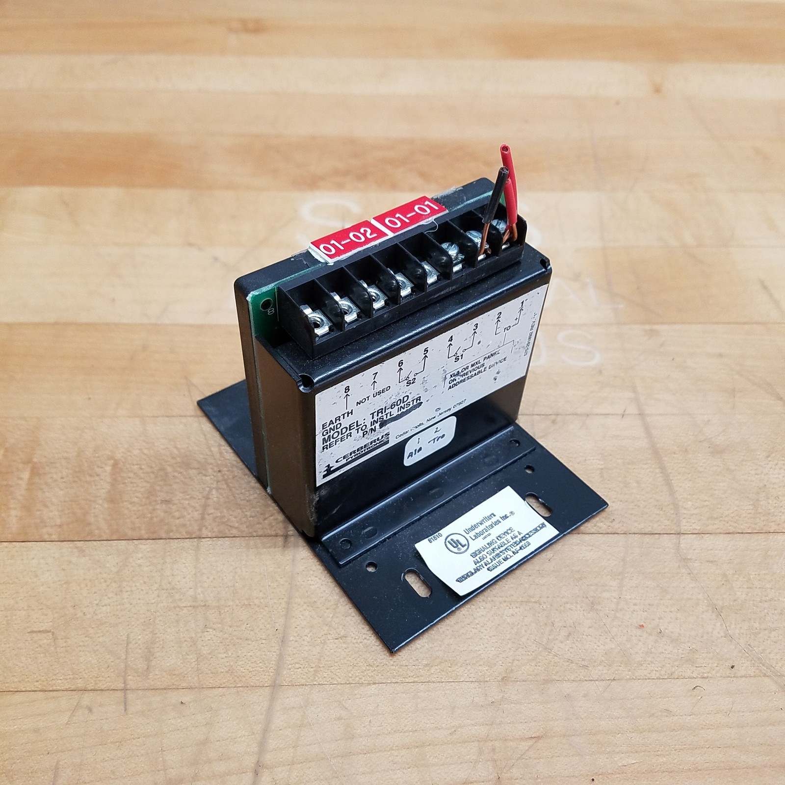 Siemens Cerberus Pyrotronics TRI-60D Fire Alarm Interface Module - USED