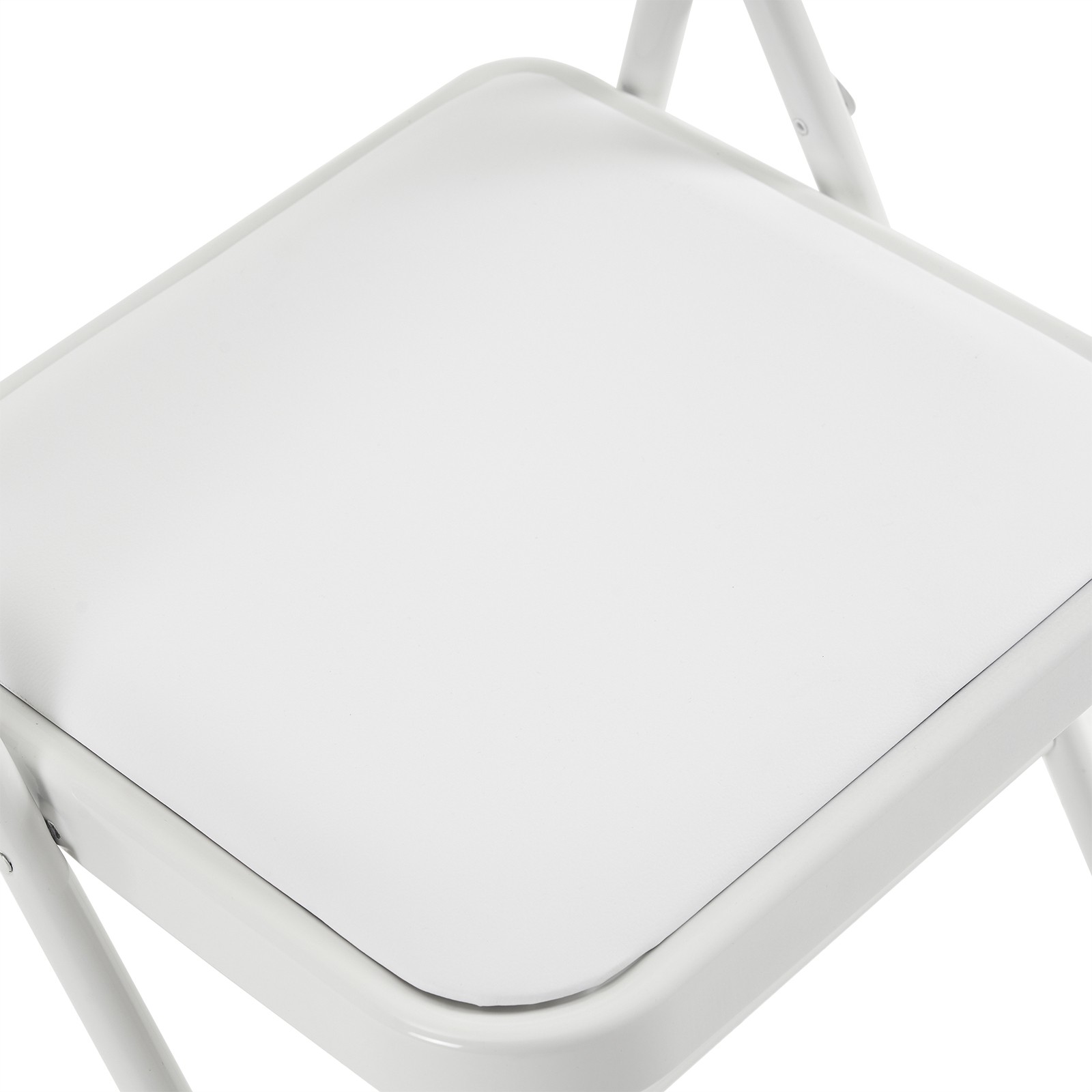 【Old Code：33292149】4pcs Elegant Foldable Iron & PVC Chairs for Convention