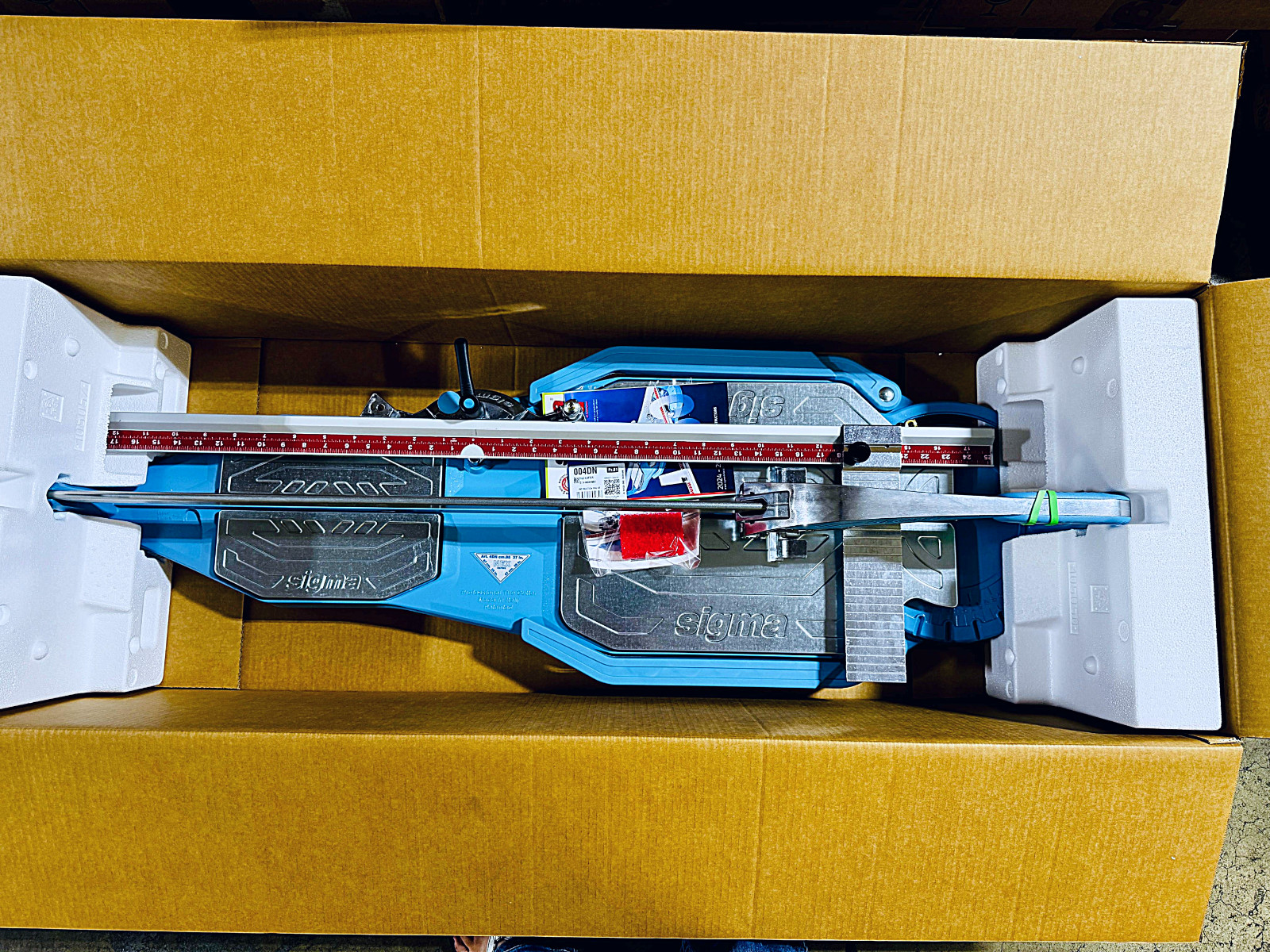 SIGMA 4DN 37" Tile Cutter +Extra Scoring Wheel & 4.5" Multi Blade SHIPS FROM USA