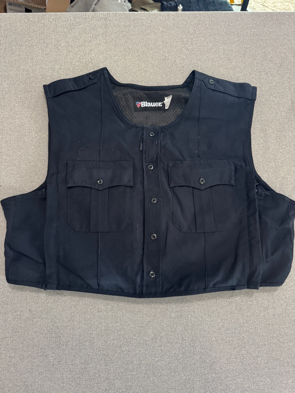 Blauer 8470XP Tactical Vest Carrier Cover XL Short Dark Navy Duty Gear