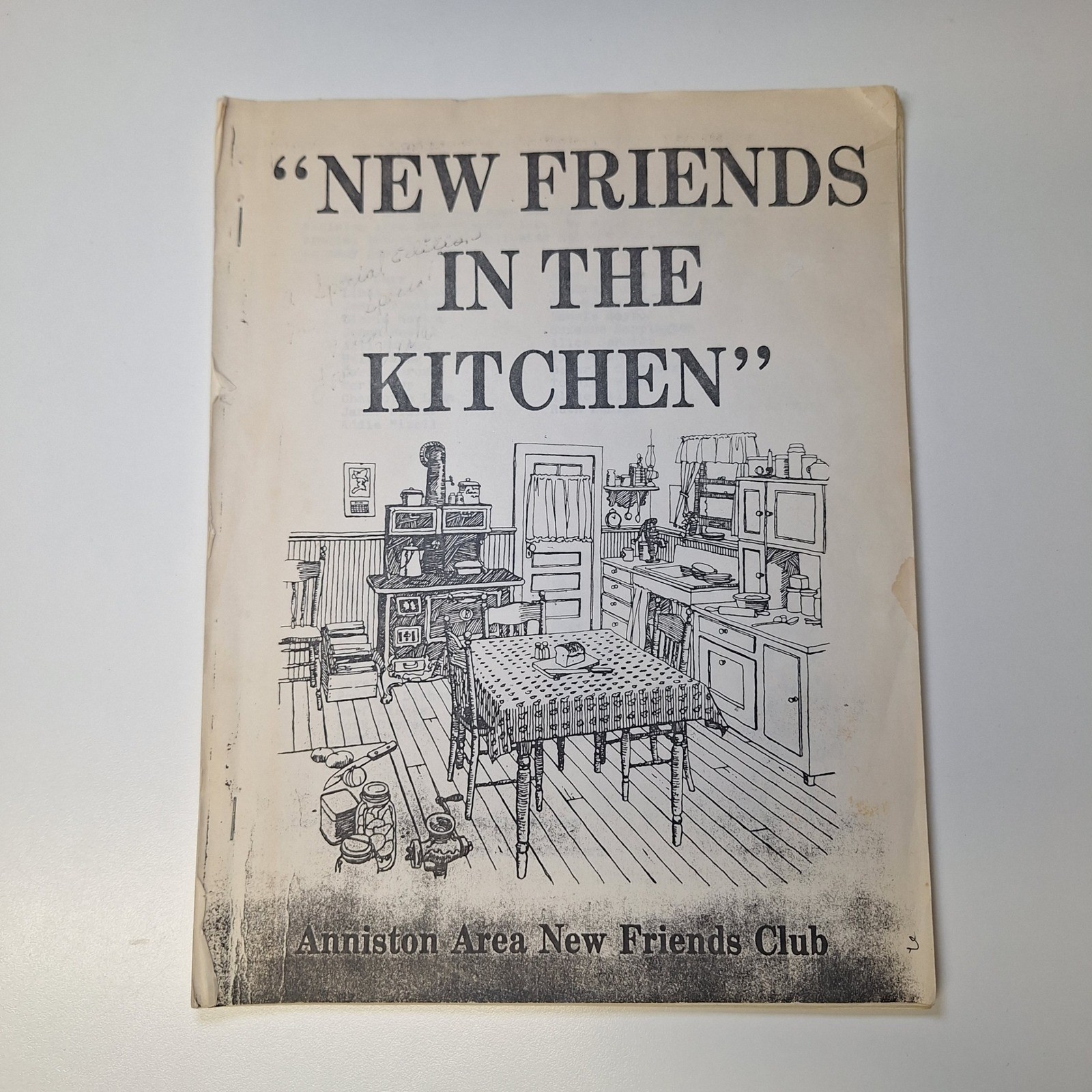 Anniston Area New Friends Club Cookbook "New Friends in the Kitchen" Recipes