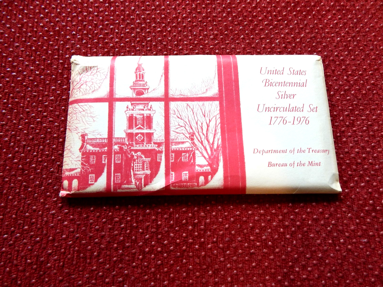 1976 US Mint Bicentennial Silver Uncirculated Set ~ White Envelope w/COA READ