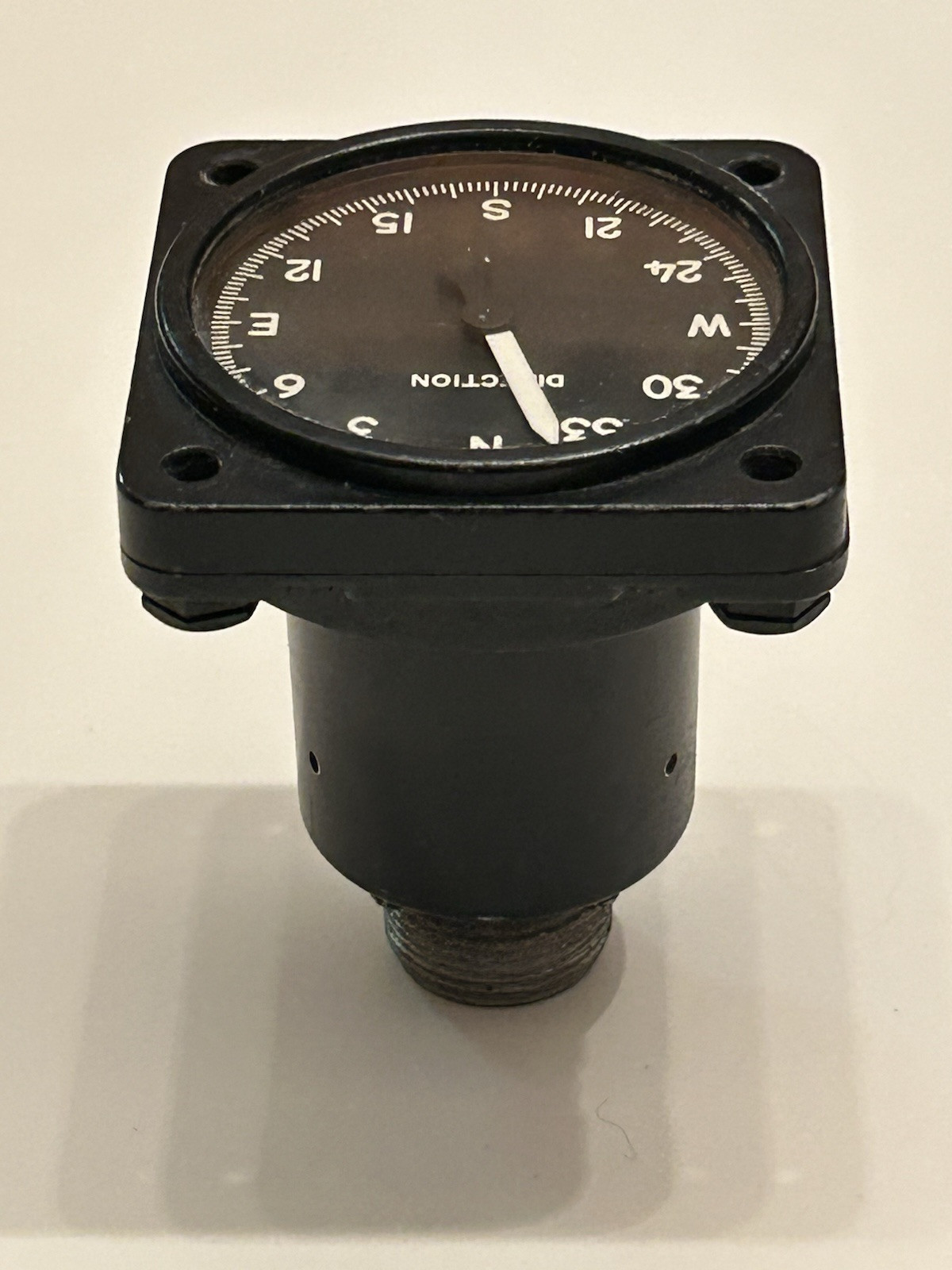 VINTAGE REMOTE INDICATING COMPASS DIRECTION - AIRCRAFT INSTRUMENT - UNTESTED