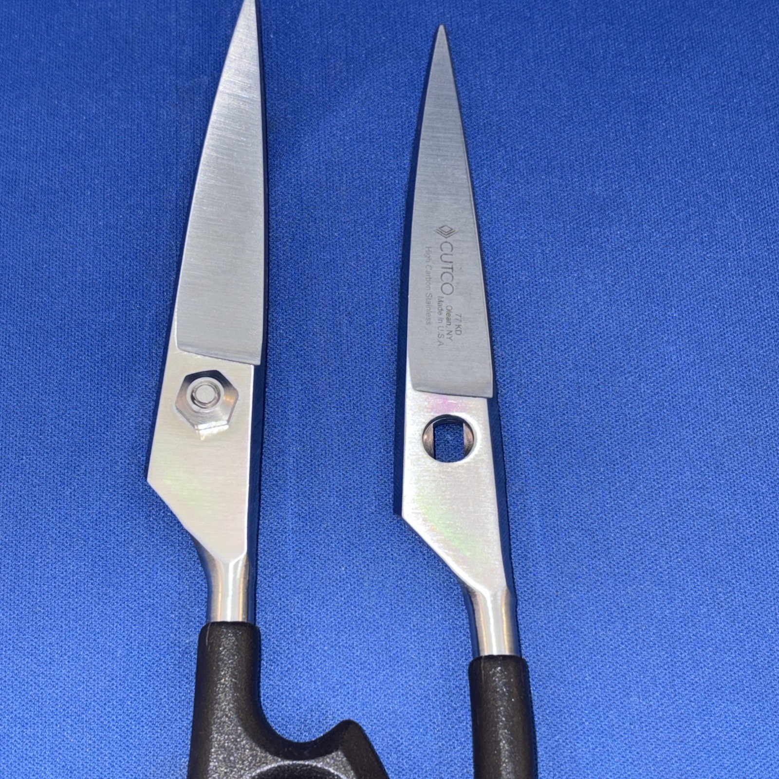 Cutco Super Shears All Purpose Kitchen Scissors # 77 KD Black Handled - READ
