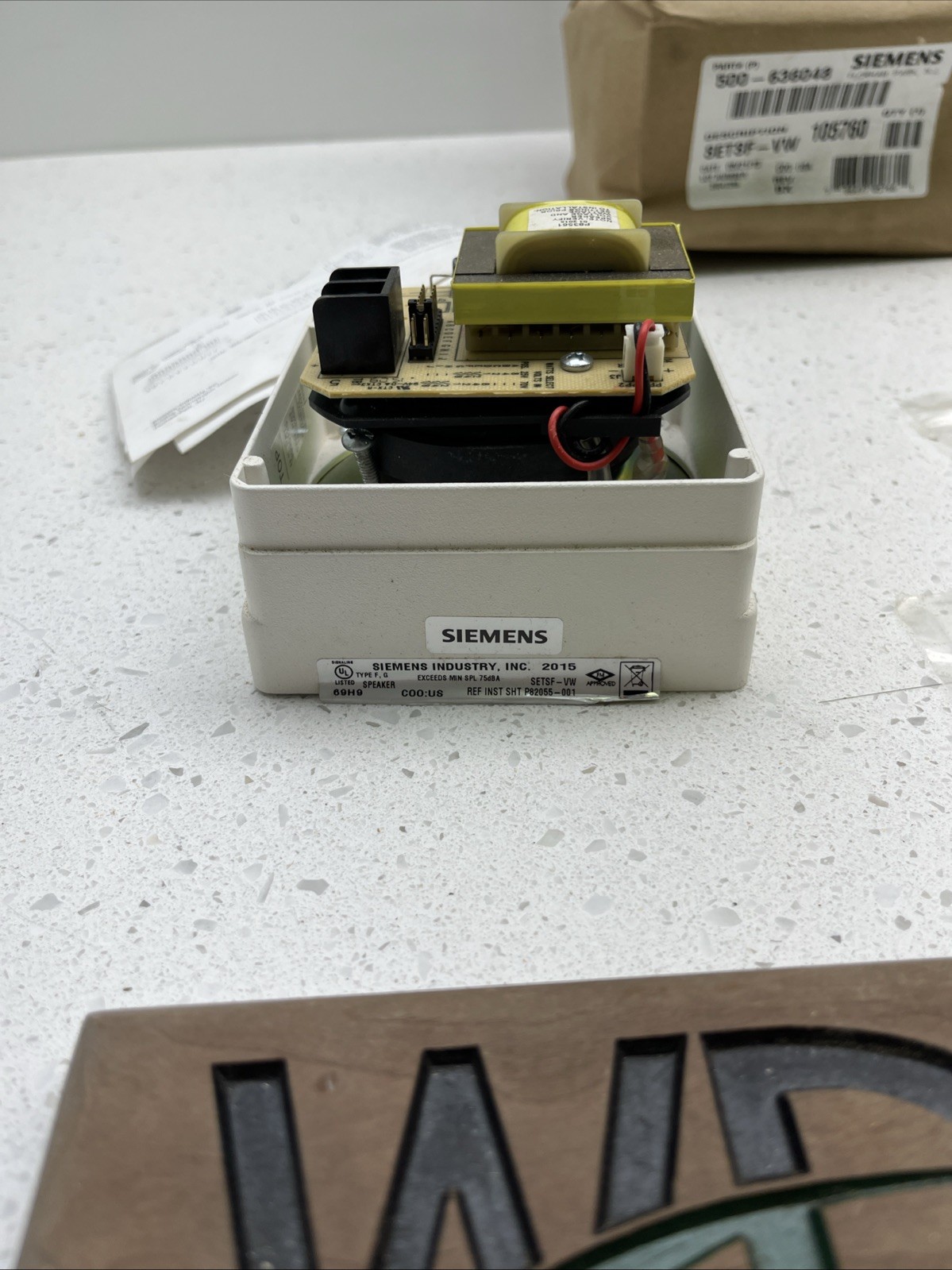 Siemens 500-636048 SETSF-VW Speaker Strobe