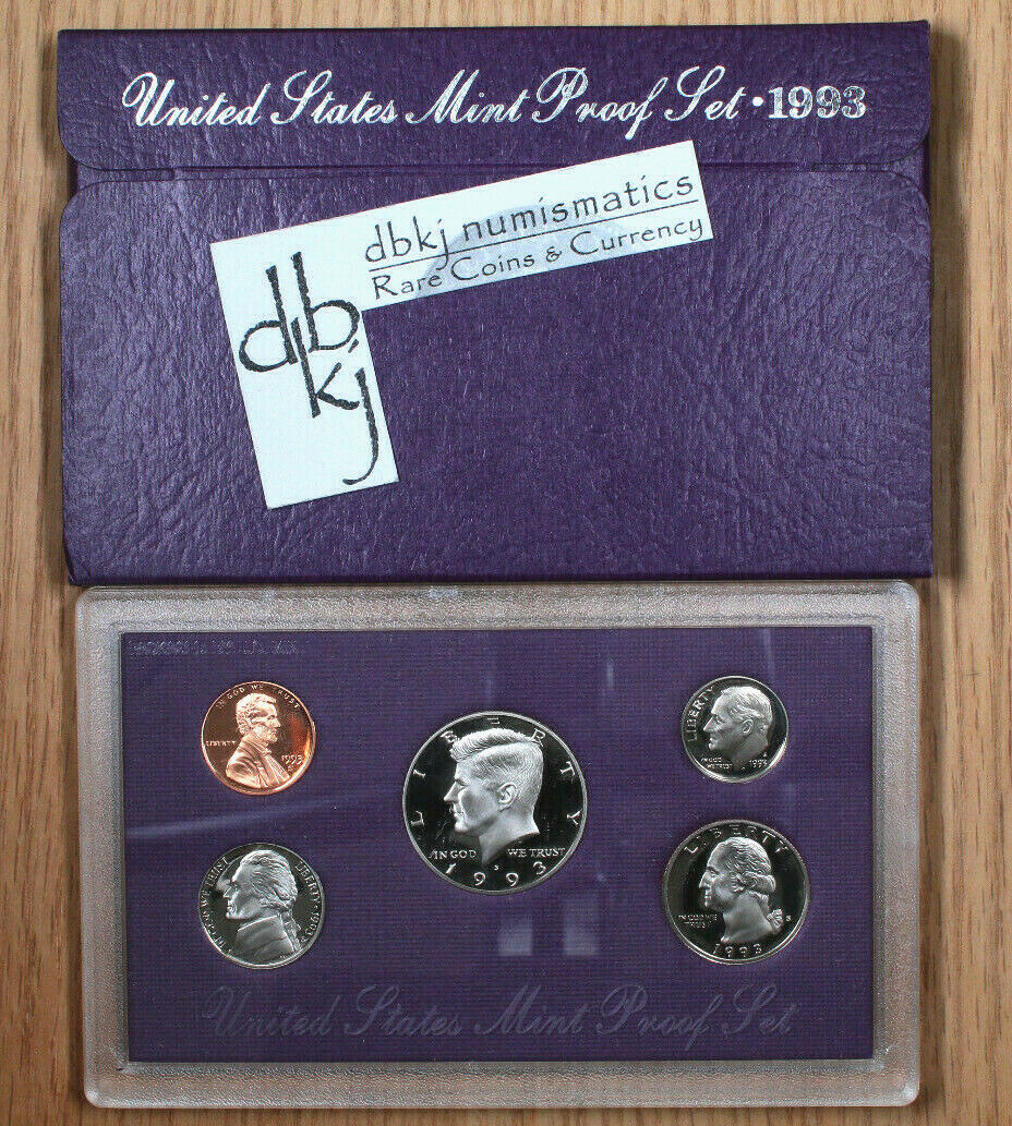 1993 S Clad Proof Set - US Mint - OGP
