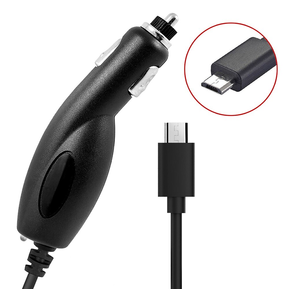 Micro USB Auto Car Charger Coiled Cable Adapter For Sprint LG Rumor Reflex LN272