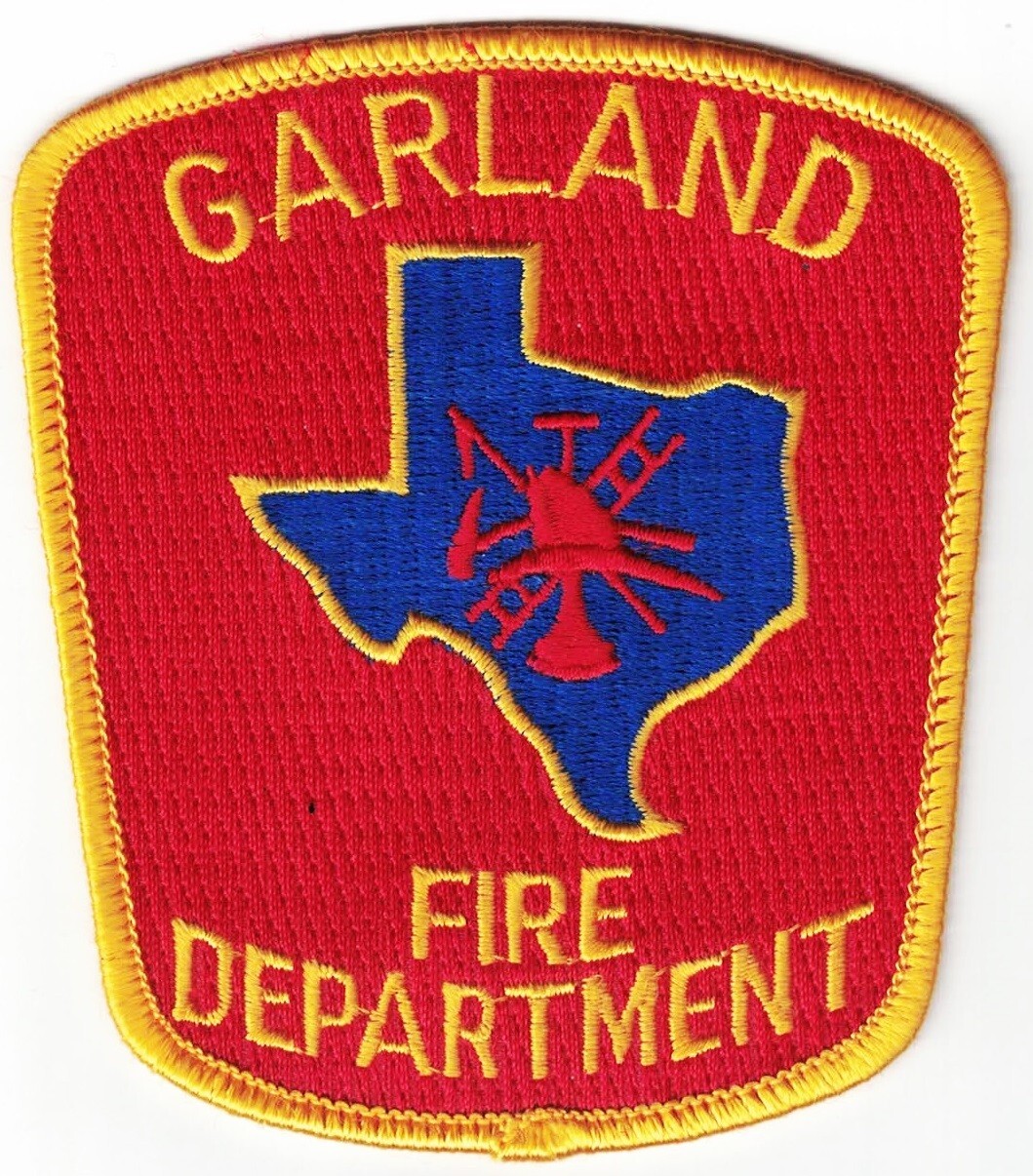 Garland Fire Department Texas patch NEW Firefighter