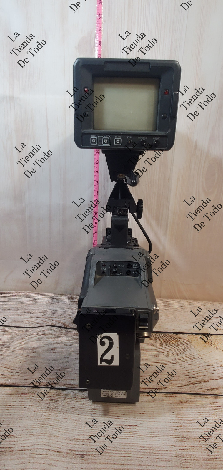 Vintage Ikegami HC-400W OR HC400W Camera / MONITOR for parts or repair.