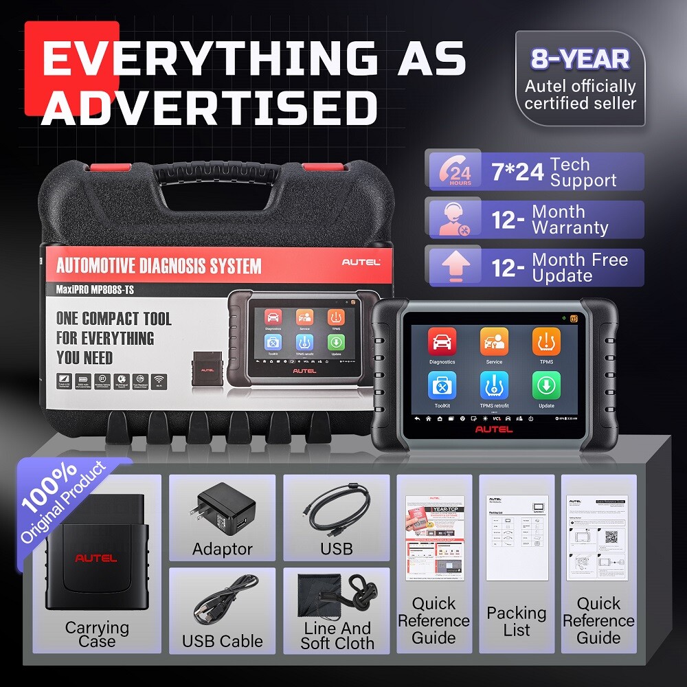 【🔥2 Year Free 】Autel MP808S-TS PRO TPMS Programming ALL System Diagnostic Scan