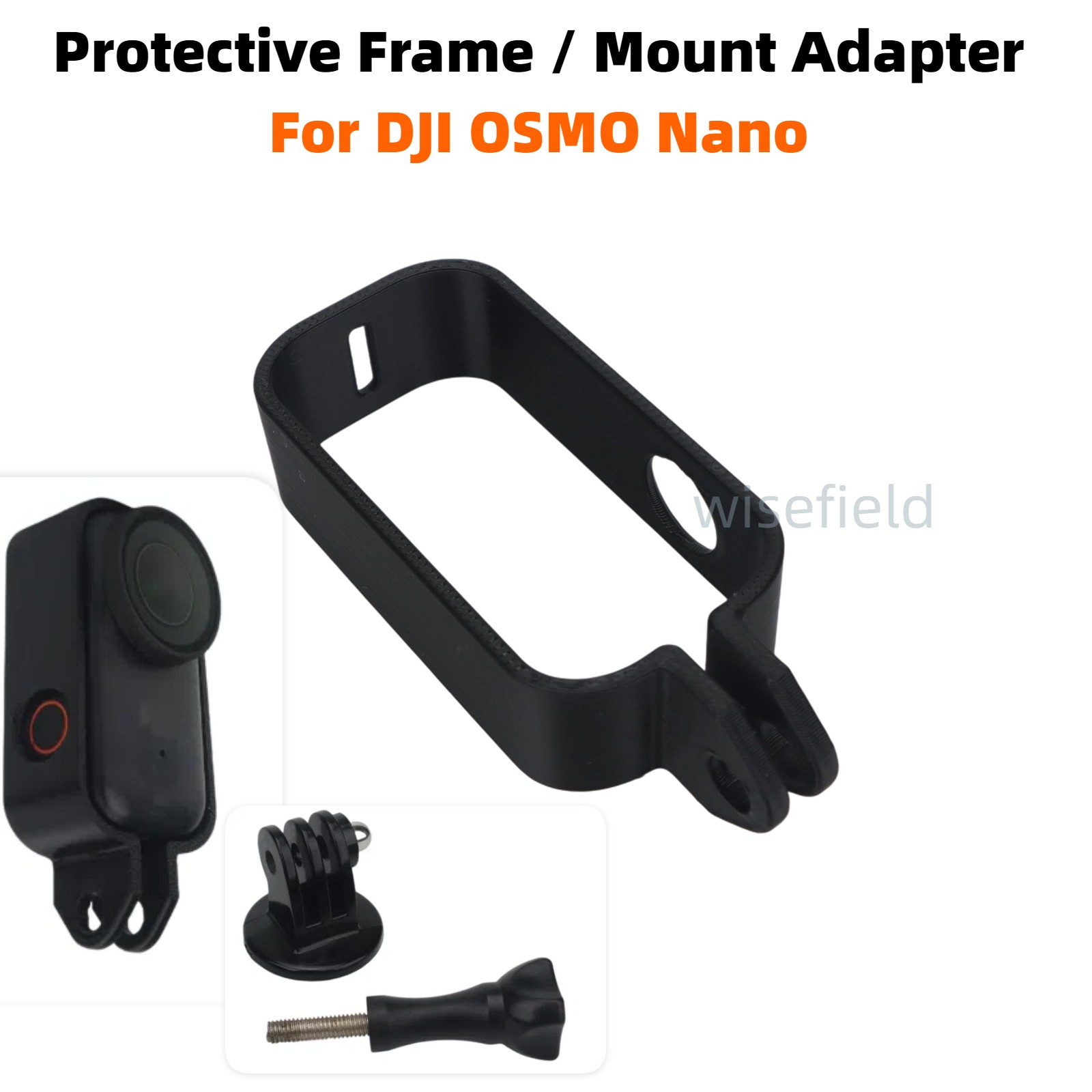 Protective Cage Frame For DJI OSMO Nano Case Accessory Bezel Cove/ Mount Adapter