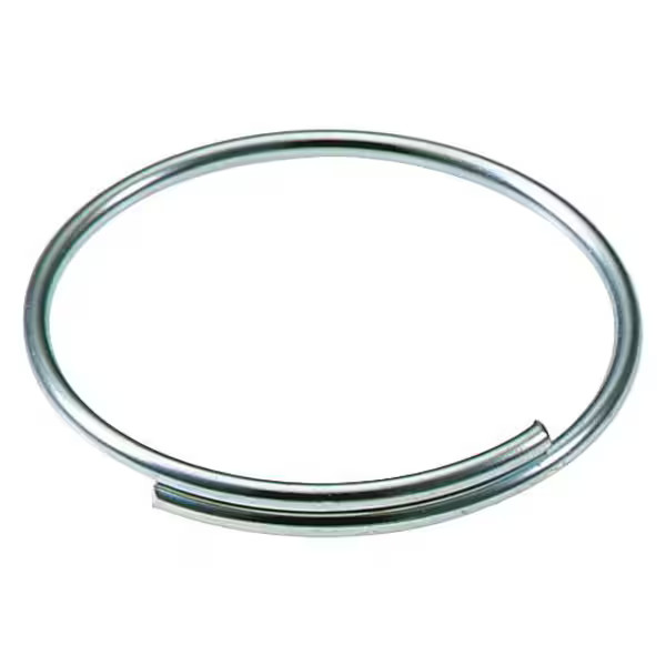 Lucky Line Split Key Ring, Gray, Steel, Giveaway, Zinc Plated 1000 PK 7591000