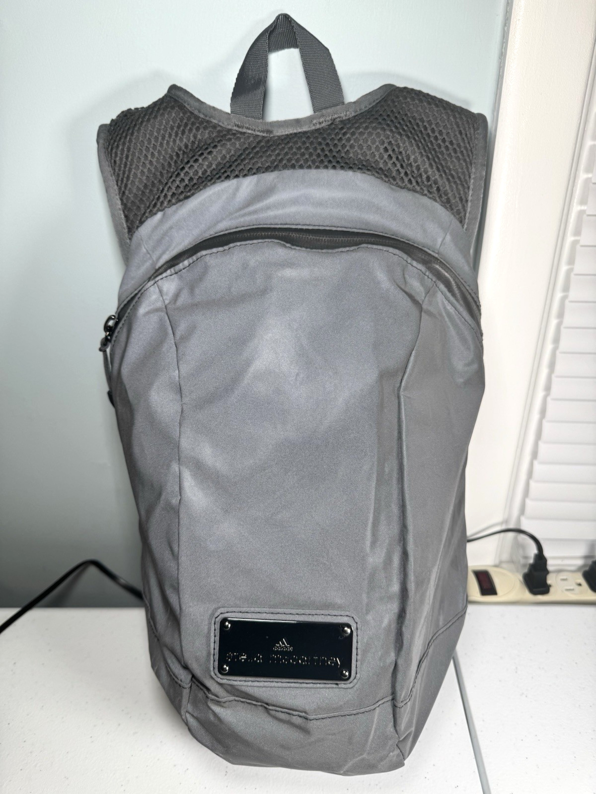 Adidas By Stella McCartney Running Backpack Dark Charcoal Gray