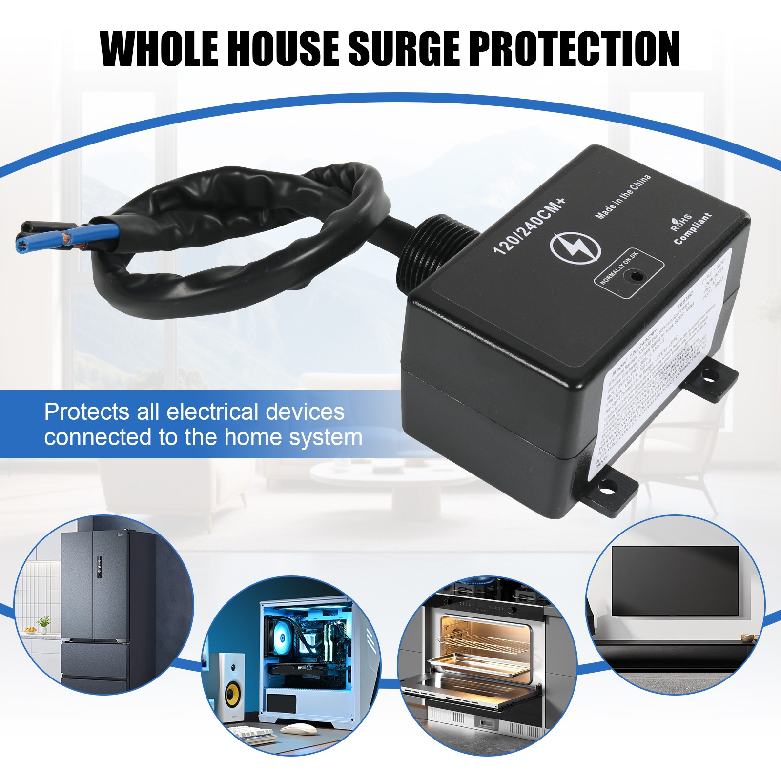 DTK-120HW Surge Protective Device (SPD) / AC Surge Suppressor