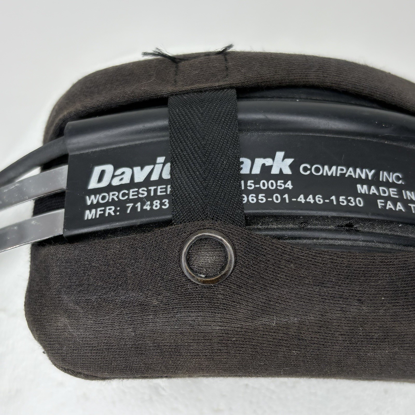 David Clark H10-13.4 Aviation Headset Missing Mic Cover