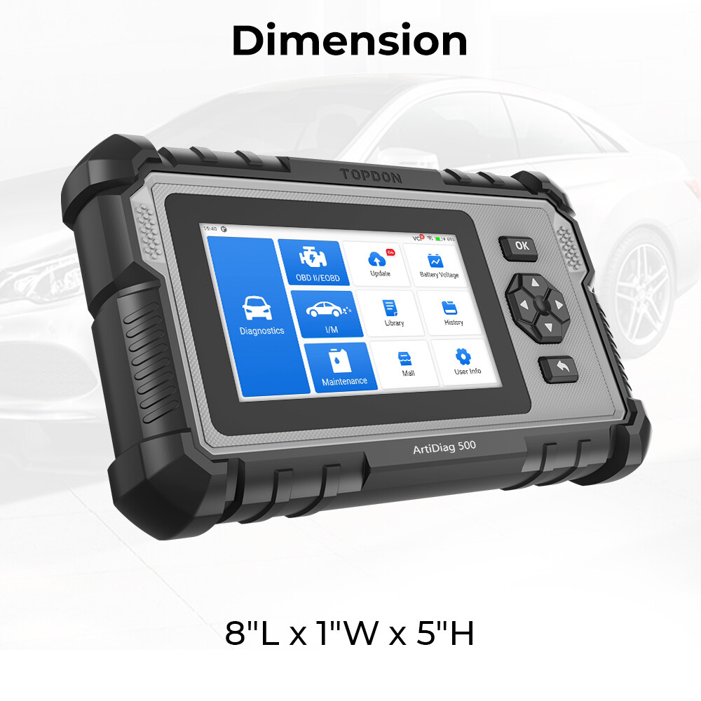 2025 TOPDON AD500 OBD2 Scanner Engine ABS SRS Code Reader Car Diagnostic Tool