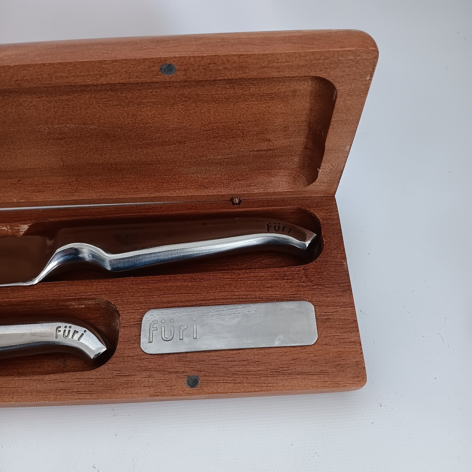 Furi Pro 2-Piece Carving Set With Wood Box