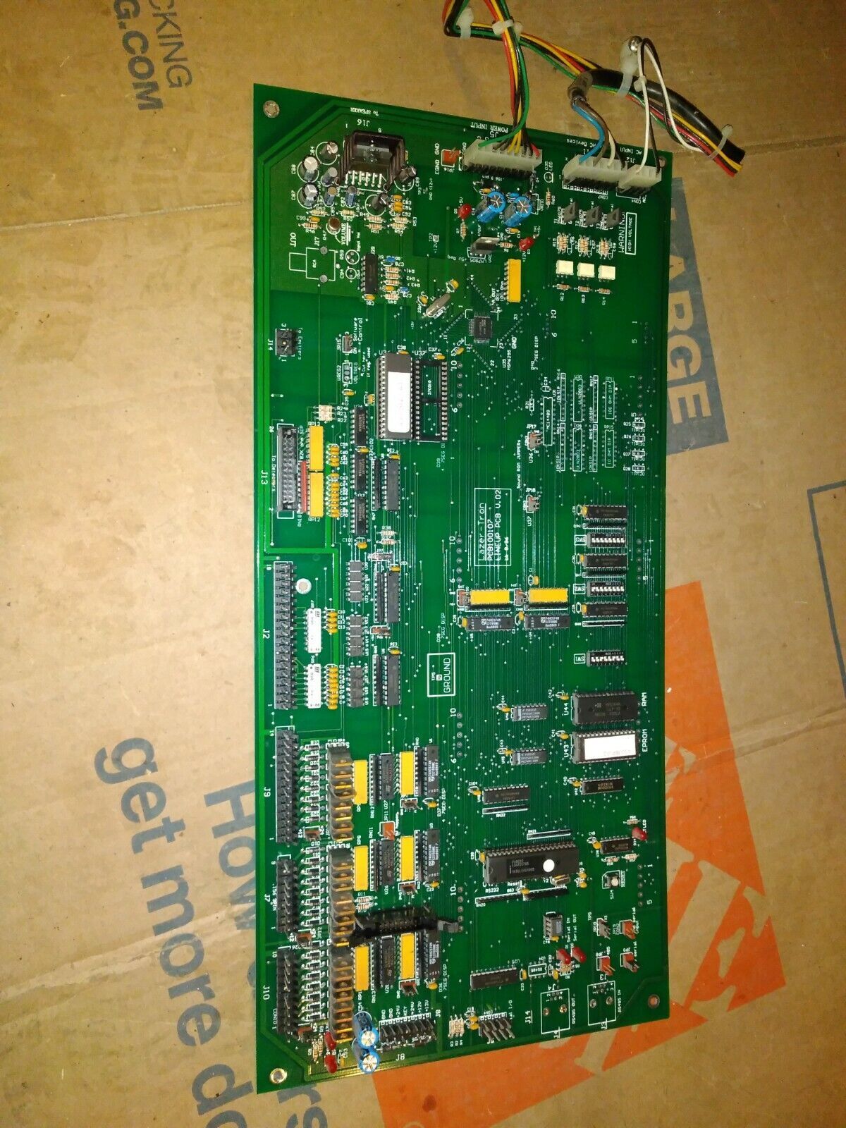 lasertron twister arcade redemption main pcb working #5